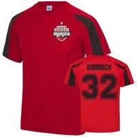 Bayern Munich Men's Mens Joshua Kimmich Sports Training Jersey in Red | Size: 2XL