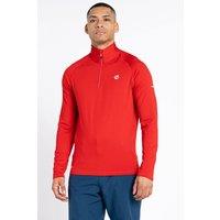 Dare 2b Men's Fuse Up II Lightweight Core Half Zip Stretch Midlayer in Red | Size: 3XL