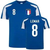 France Men's Mens Thomas Lemar Sports Training Jersey in Blue | Size: Small