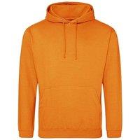 AWDis Men's College Hoodie in Tangerine | Size: Medium