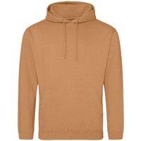 AWDis Men's College Hoodie in Amber | Size: 2XL