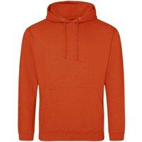 AWDis Men's College Hoodie in Orange | Size: 2XL
