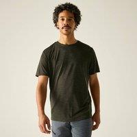 Regatta Men's Fingal Edition Short Sleeved Marl T-Shirt in Khaki | Size: Medium