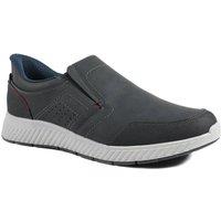 Pavers Men's Easy Step In Wide Fit Laceless Shoes in Navy | Size: 11