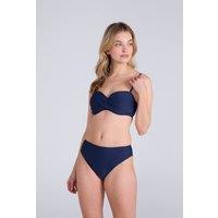 Animal Women's 'Docks' Lightweight Stretchy Stylish Comfortable Bandeau Bikini Top in Dark Blue | Size: 20