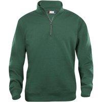 Clique Women's Basic Half Zip Sweatshirt in Bottle Green | Size: 3XL