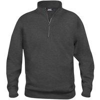 Clique Women's Basic Half Zip Sweatshirt in Dark Grey | Size: XL