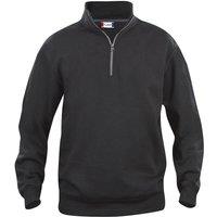 Clique Women's Basic Half Zip Sweatshirt in Black | Size: XL