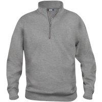 Clique Women's Basic Half Zip Sweatshirt in Grey | Size: Large