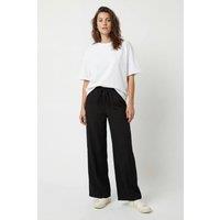 Principles Women's Straight Leg Trousers With Elasticated Waist in Black | Size: 16