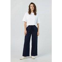 Principles Women's Straight Leg Trousers With Elasticated Waist in Navy | Size: 12