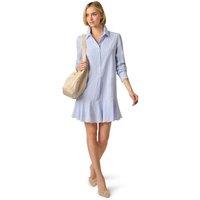 Adrianna Papell Women's Stripe Shirt Shift Dress | Size: Large