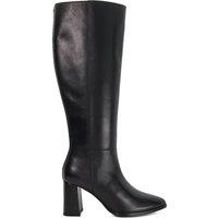 Dune London Women's 'Salla' Leather Knee High Boots in Black | Size: 3