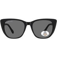 montana Women's Cat Eye Black Grey Polarized MP173