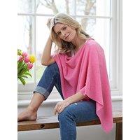 Cove Women's Lucy 4-way Cashmere Poncho in Pink