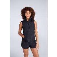 Animal Women's Casual Lightweight Sleeveless Jacket Active Full Zip Outdoor Gilet in Black | Size: 8