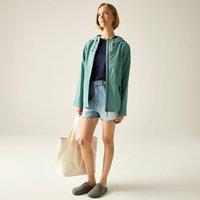 Regatta Women's Bayletta Hooded Waterproof Jacket in Teal | Size: 8