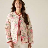 Regatta Women's Cath Kidston Quilted Jacket in Cream | Size: 16