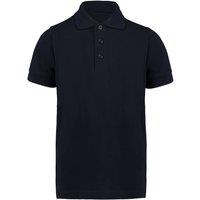 Kustom Kit Klassic Polycotton Pique Polo Shirt in Navy | Size: 11-12 Years