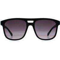 Kenneth Cole Reaction Men's Rectangle Matte Black Smoke Gradient KC2975