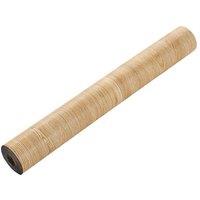 Living and Home 0.6x3m Self-Adhesive PVC Wear-resistant Wood Effect Flooring Sticker Wallpaper in Yellow