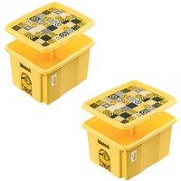 Keeeper Minions Turning Stacking Box 15L & 24L Set - Yellow