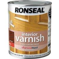 Ronseal Interior Varnish Quick Dry Gloss Dark Oak 250Ml