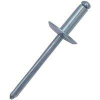 JRP Riveting Products 4.8 x 10mm Steel Rivets - Box of 250 in Silver