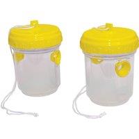 St Helens Home & Garden Non-Toxic Flying Insect Trap - Pack Of 2 in Yellow
