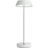 Pagazzi Energize White Led Rechargeable Desk Table Lamp With Touch Sensor
