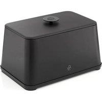 Swan Stealth Bread Bin in Black | Size: A