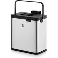 Swan 3L Compost Caddy in Silver | Size: A