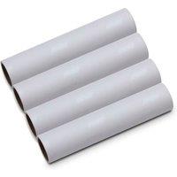Swan Elevate Refills for Adhesive Lint Roller 4 Pack in White