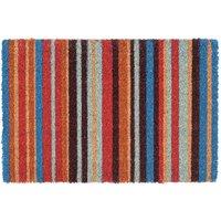 Nicola Spring Coir Door Mat - 60 x 40cm - Pinstripe | Size: 40 cm x 60 cm