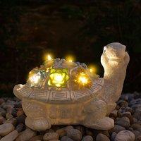 ILFD Group Ltd Solar Turtle Garden Ornament in Grey | Size: 6 Pack