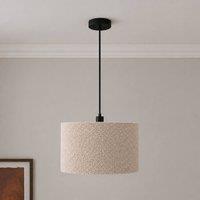 CGC Lighting Petra 30cm Light Brown Taupe Boucle Ceiling or Table Lamp Shade