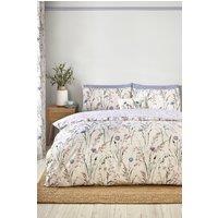 Catherine Lansfield 'Grasmere Floral' Reversible Duvet Cover Set in Lilac | Size: Single