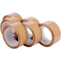 Consumables Packaging Polyprop Tape (Pack of 6) in Clear