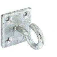 Securit Hook On Plate in Silver