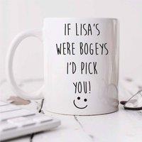 60 SECOND MAKEOVER Personalised Bogeys I'd Pick You Mug in White