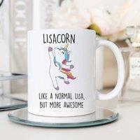 60 SECOND MAKEOVER Personalised Unicorn Mug in White