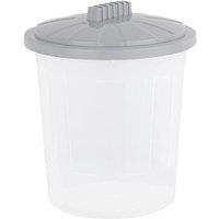 Wham Fun Bin Clear & Cool Grey 21L