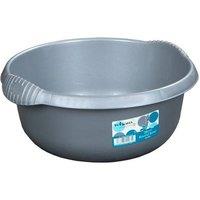 Casa Round Washing Up Bowl Silver 28cm