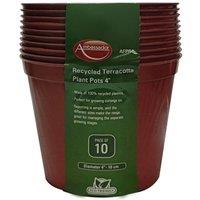 Ambassador Terracotta Plant Pot (Pack of 10) in Brown