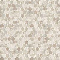 Holden Dcor Hexara Tile Wallpaper in Cream