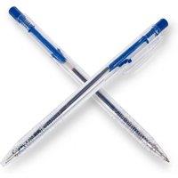 DECORE4U LTD Smooth Write Blue Ink Retractable Pen Office School Pen