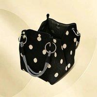 Obasyhig Magnetic-fastening Knitted Versatile Handbag-Style 1 in Black