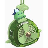Obasyhig Mini Cartoon NeckHung Fan - Style 12 in Green