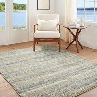 Livabliss Avellino Abstract Green Blue Beige Modern Marble High Pile Living Rug | Size: 200 cm x 280 cm