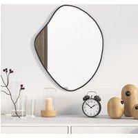 Berkfield Home Wall Mirror Black 50x40 cm
